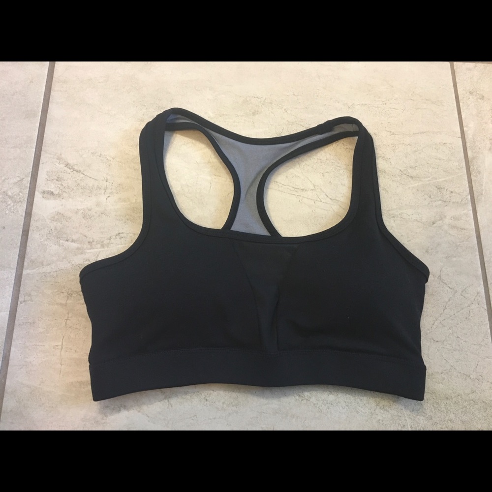 BuffBunny black mesh sport bra small
